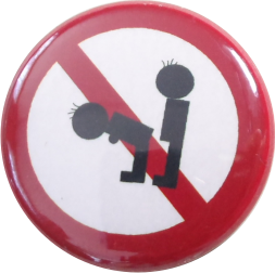 No sex from behind Button